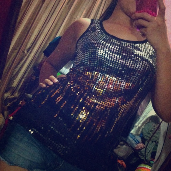 Sequined top