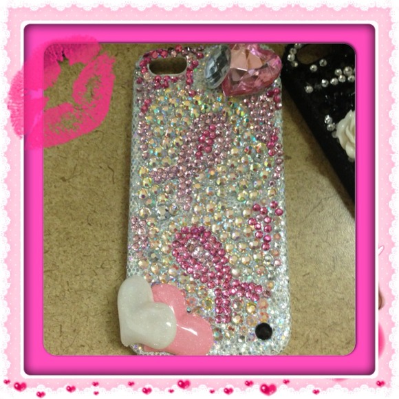 iPhone 5 custom breast cancer awareness case