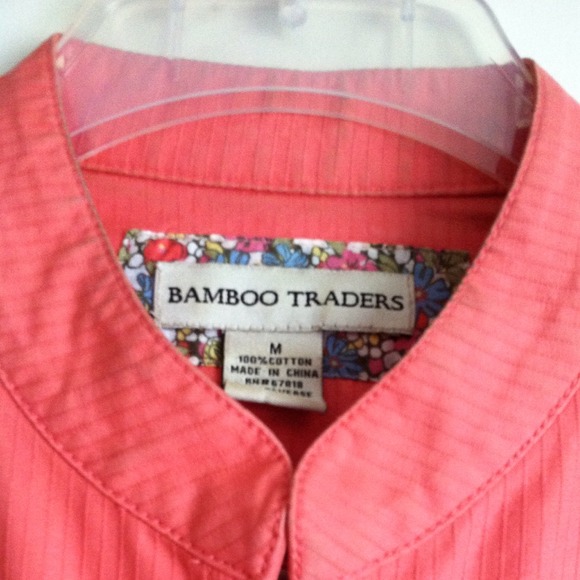 Soft coral jean jacket - Picture 3 of 3