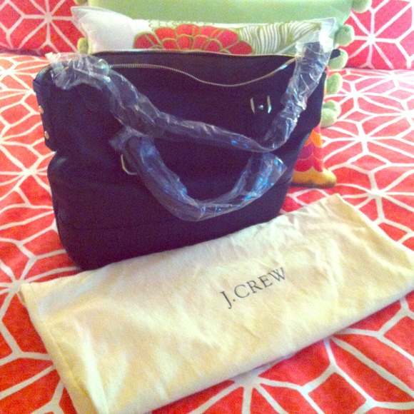 🎉REDUCED AGAIN! 🎉 J Crew  Black Tote Bag