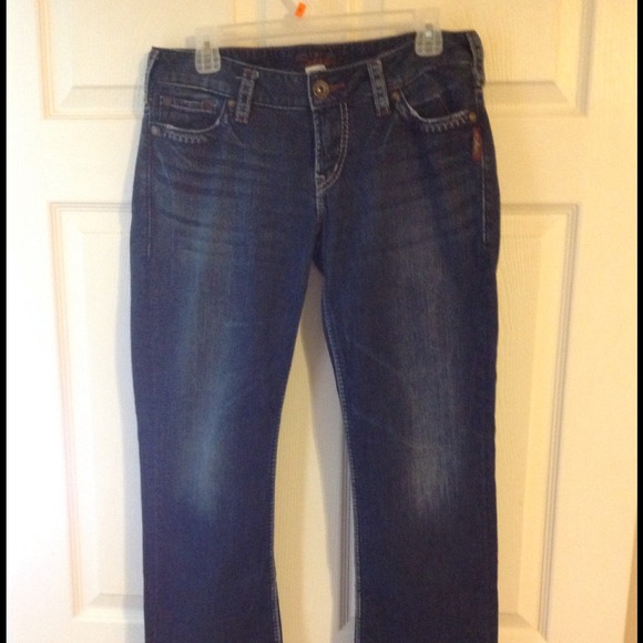 Sliver jean capris - Picture 1 of 4