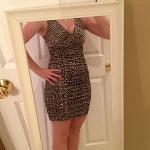 Leopard print dress