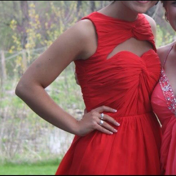 Red prom dress!
