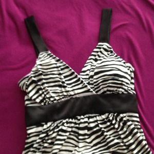 Zebra print dress