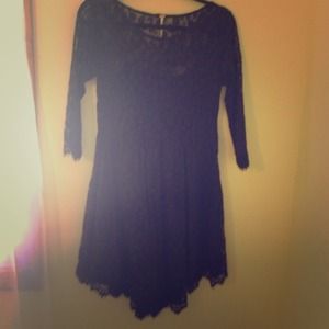 Free people black lace dress and chevron bundle