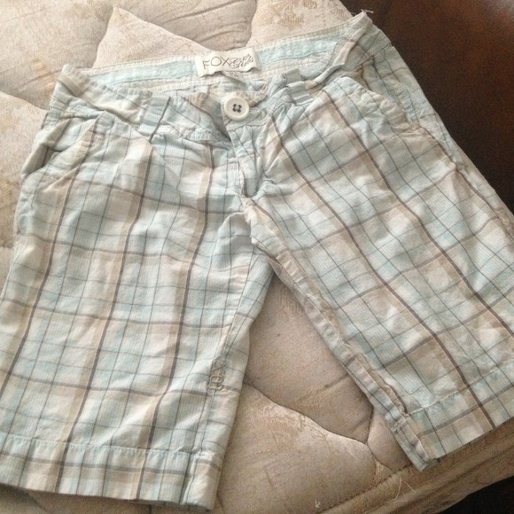 Plaid shorts