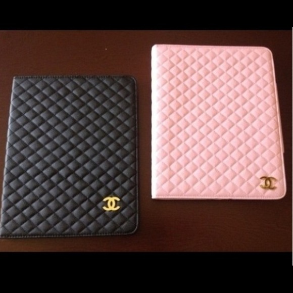 SOLD 😊Inspired Chanel iPad cover black