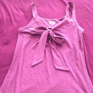 Tank top with bow