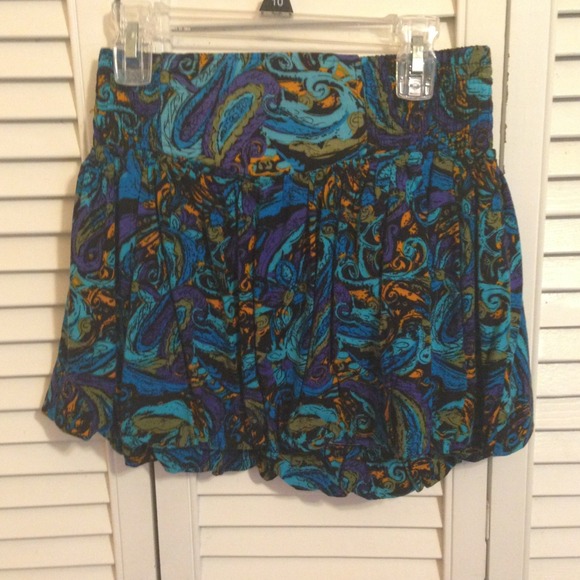 Blue bubble skirt