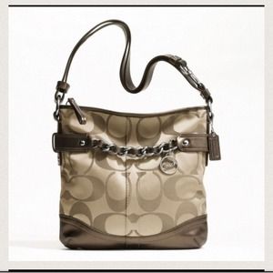 Brand New Coach Chain Duffle Purse 100% Authentic