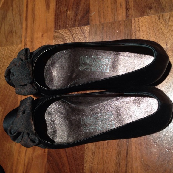 Ferragamo flats, never wear outside