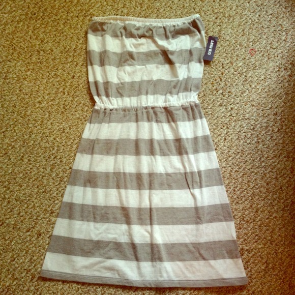 SOLD Casual Strapless Dress