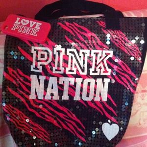 Bundle! VS PINK bag and gel phone case!