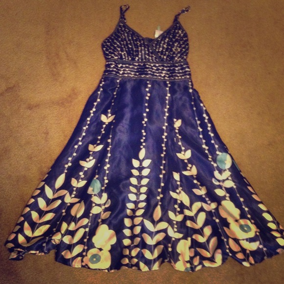 Navy blue dress