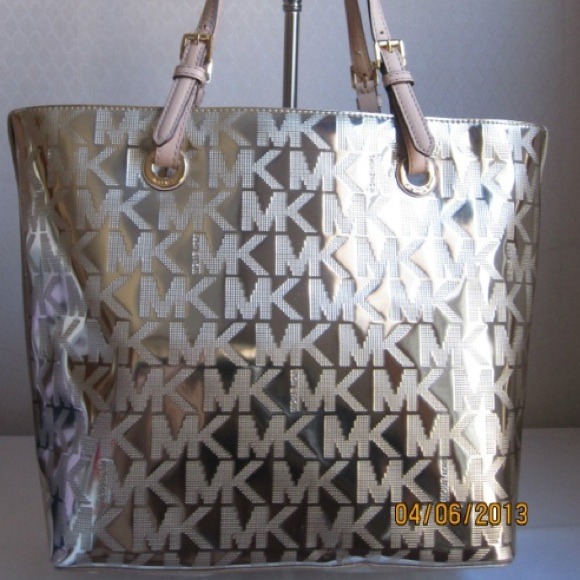 RESERVED UNTIL Friday 9/20 Michael Kors Gold Logo