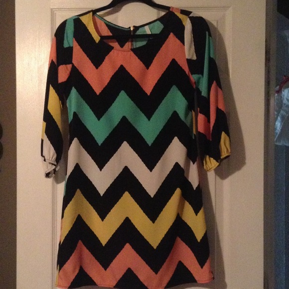 Chevron Boutique Dress - Picture 1 of 3