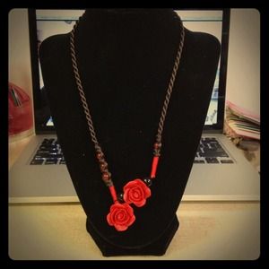 Red Rose Necklace