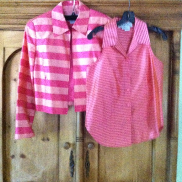 ❤ AWESOME SALE ❤ pink jacket and top by Carlisle