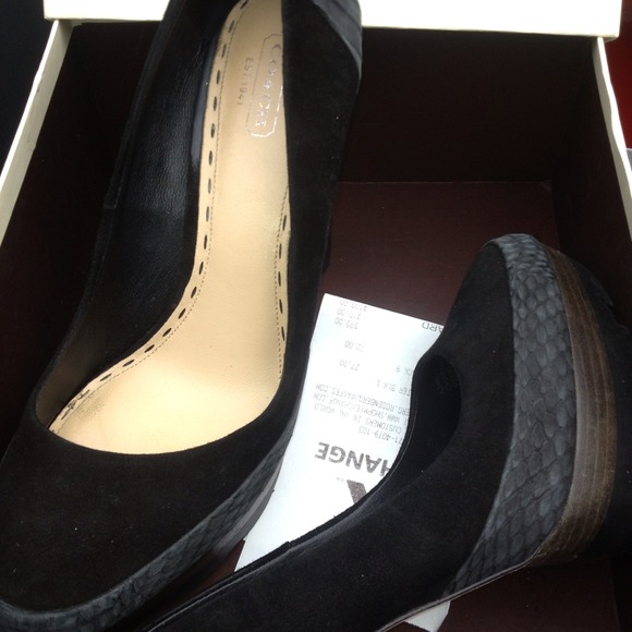 Black coach shoes