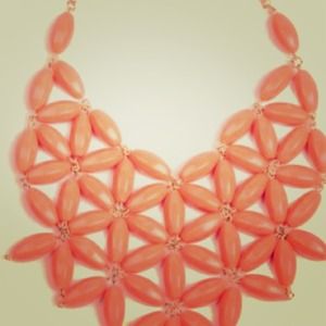 Peach necklace