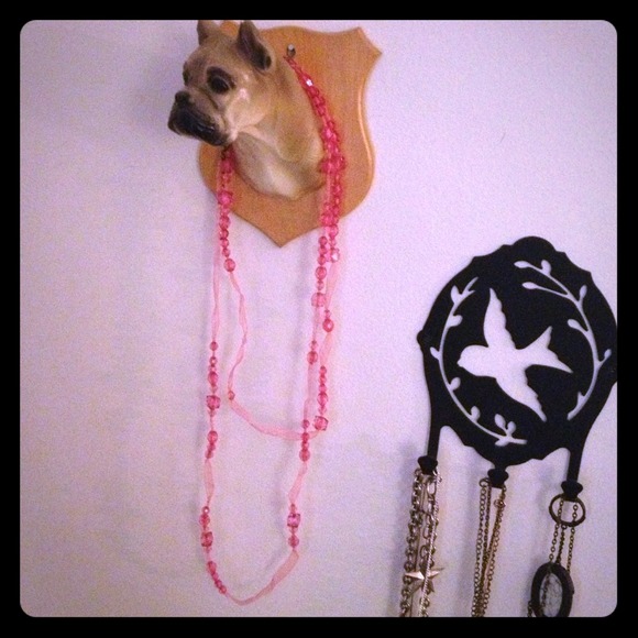 💔Sold in bundle💔Pink Ribbon Necklace