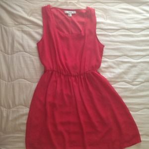 Coral dress