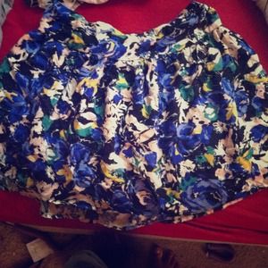A gorgeous floral skirt