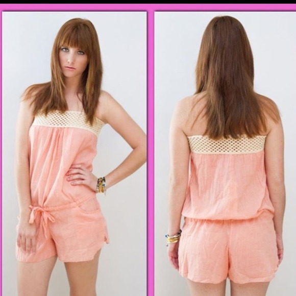 NWT Coral Romper