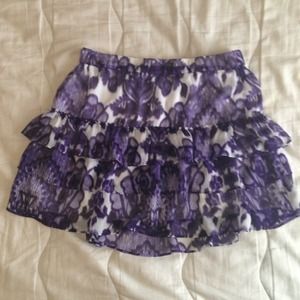 Purple express skirt