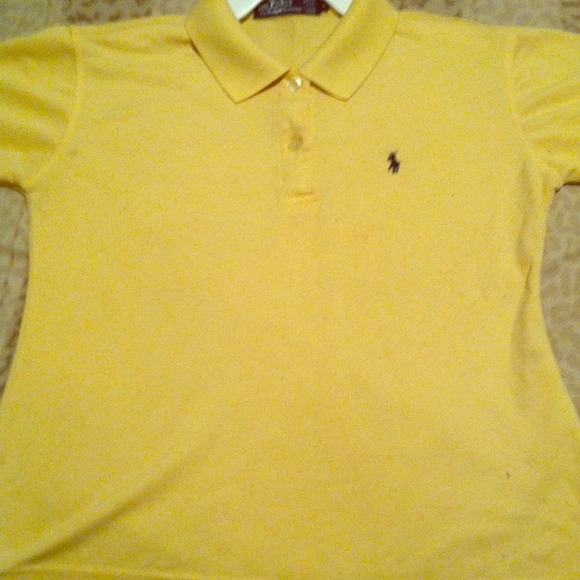 POLO YELLOW SHIRT (from china) gently WORN .