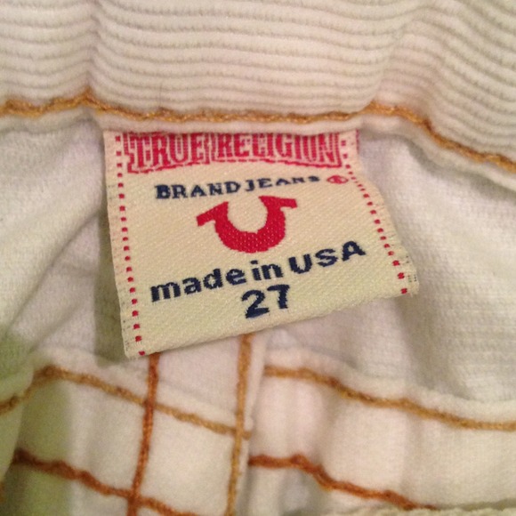 REDUCED❗❗❗White True Religion Brand Jeans - Picture 2 of 4