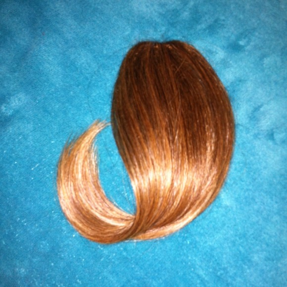 Hair extension bangs