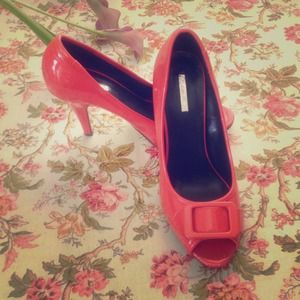 Charlotte Russe orange heels