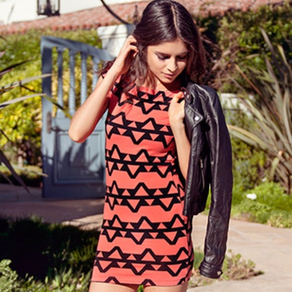 Geometric tribal print bodycon dress NO TRADES!!!