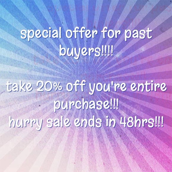 💟💟 SPECIAL OFFER FOR PREVIOUS BUYERS 💟💟