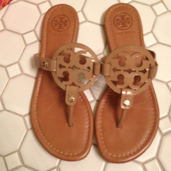 SOLD ON EBAY TORY BURCH NUDE MILLER SANDAL - Picture 2 of 4