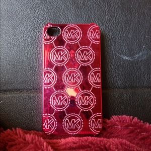 Michael Kors IPhone 4 or 4s plastic embossed case.