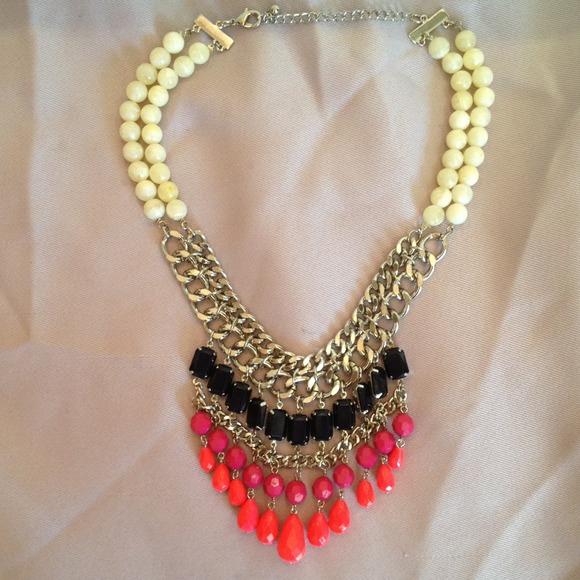 Jewelry - Neon bib necklace