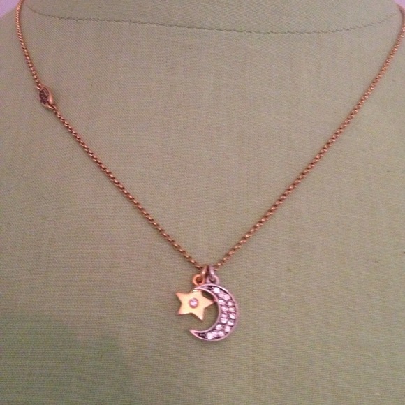 Juicy Couture Moon & Star charm necklace
