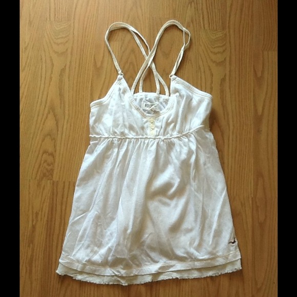 White Hollister Tank Top