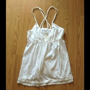 White Hollister Tank Top