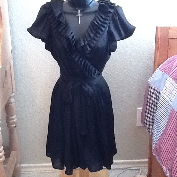 xxi Dresses & Skirts - (TRADED)  Black Wrap Dress