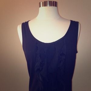 🚫Sold🚫🍒Fun, black tank top!