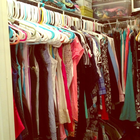 Visit my closet! Clothes! Clothes! Clothes!