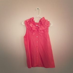 Jcrew size 8 coral silk cami!