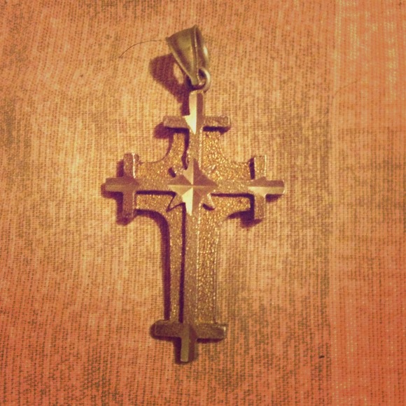 Cross necklace charm