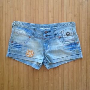 Light Blue Denim Shorts
