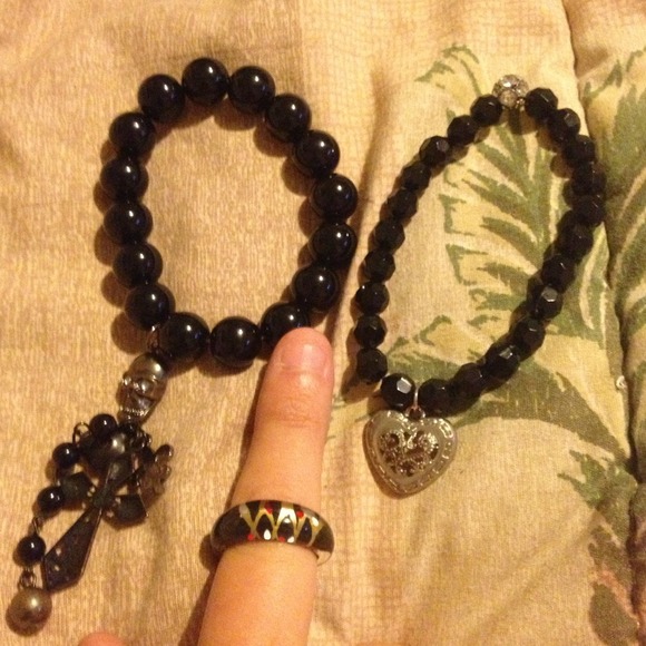 2 bracelets and a ring