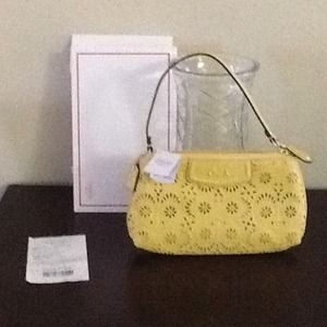 Coach Ashley Lace Wristlet Clutch Wallet Purse