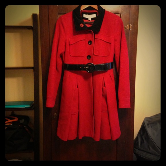 Beautiful Classic RED "Laundry" Peacoat Sz. 6/M